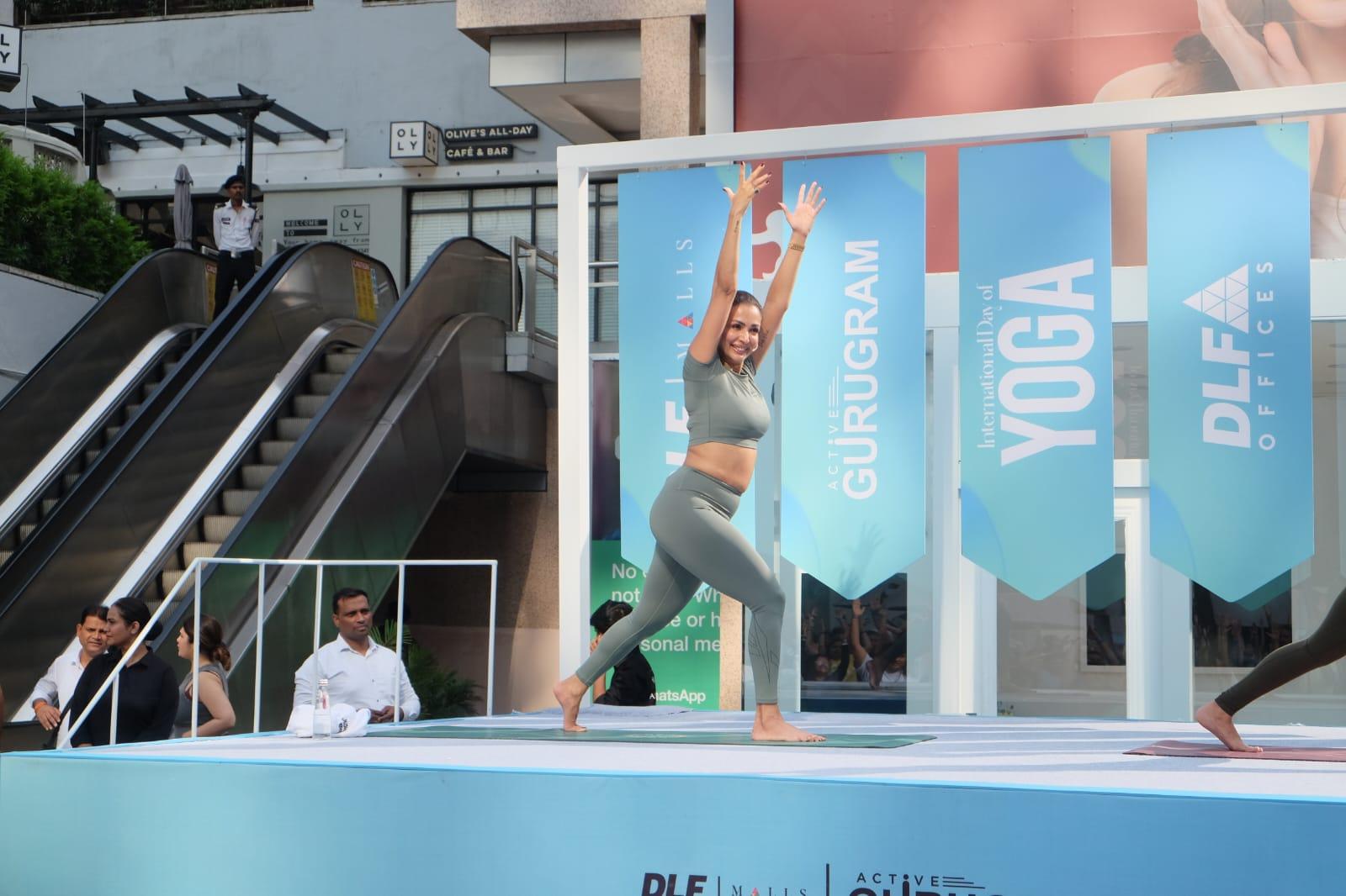 <p>Later in the day, Malaika Arora was spotted again performing yoga at an event on the occasion of International Yoga Day 2025.</p>